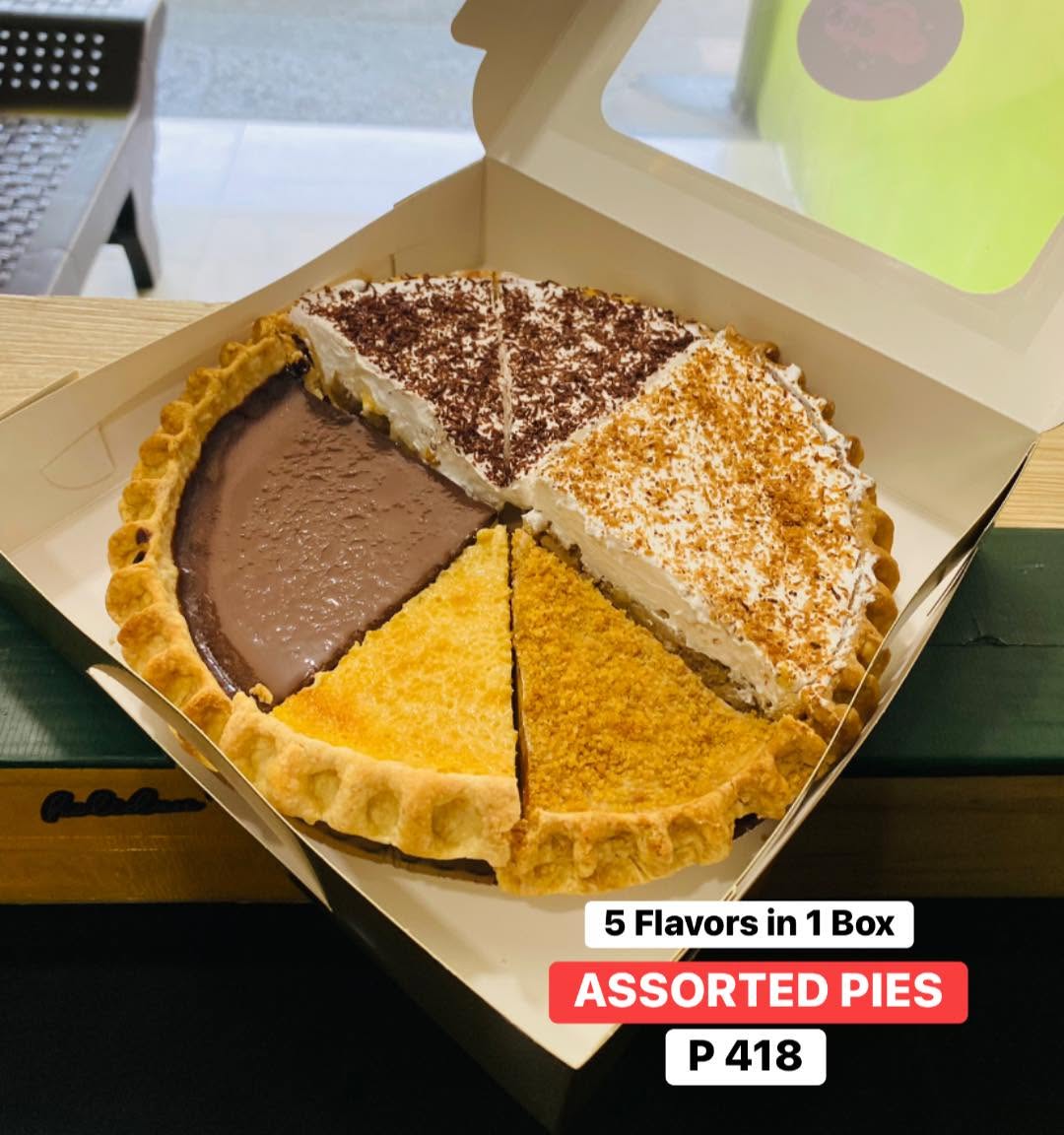 Assorted Pie Box 5 Flavors